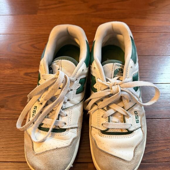 New Balance 550 White Team Forest Green sneakers size 5.5 main image 8